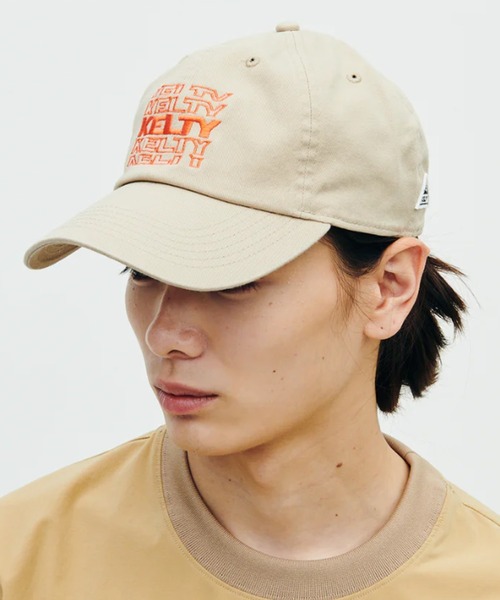 KELTY（ケルティ）の「KELTY/ケルティ エンブロイダリー タイポロゴ キャップ（キャップ・メンズ・ベージュ/ネイビー/ブラック/ホワイト・FREE）」の18枚目の写真