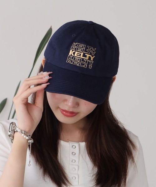 KELTY（ケルティ）の「KELTY/ケルティ エンブロイダリー タイポロゴ キャップ（キャップ・メンズ・ベージュ/ネイビー/ブラック/ホワイト・FREE）」の22枚目の写真