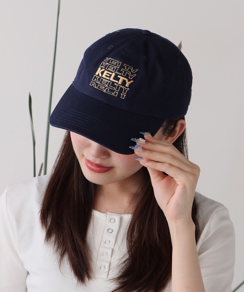 KELTY（ケルティ）の「KELTY/ケルティ エンブロイダリー タイポロゴ キャップ（キャップ・メンズ・ベージュ/ネイビー/ブラック/ホワイト・FREE）」の21枚目の写真