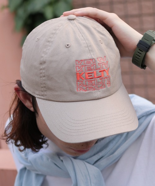 KELTY（ケルティ）の「KELTY/ケルティ エンブロイダリー タイポロゴ キャップ（キャップ・メンズ・ベージュ/ネイビー/ブラック/ホワイト・FREE）」の16枚目の写真