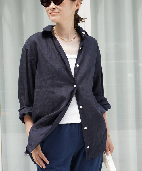 【Deuxieme Classe】LINEN WASH CACHE シャツ LINEN WASH CACHE シャツ（シャツ/ブラウス）｜Deuxieme Classe