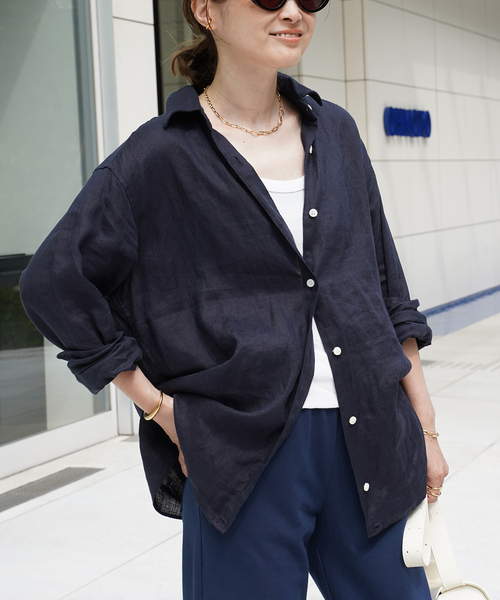 ドゥーズィエムクラス　LINEN WASH CACHE シャツ LINEN WASH CACHE シャツ（シャツ/ブラウス）｜Deuxieme Classe