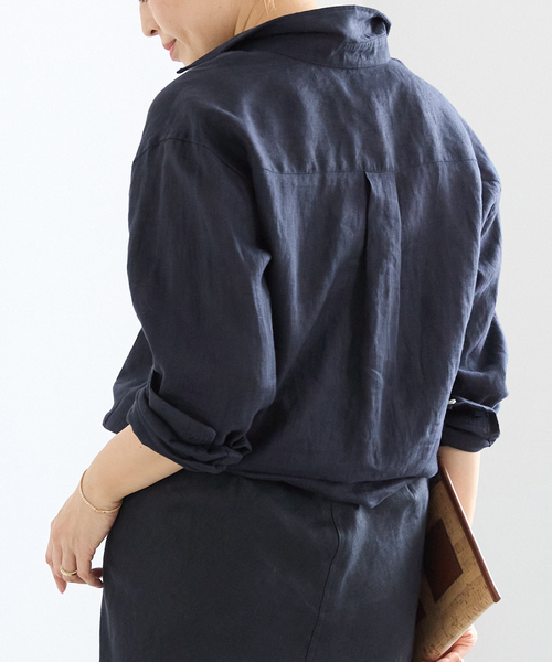 追加 LINEN WASH CACHE シャツ（シャツ/ブラウス）｜Deuxieme