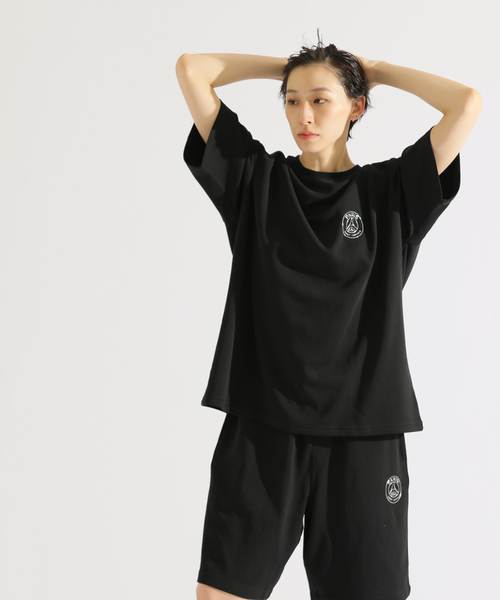 Paris Saint-Germain ブラックシャツ シャツ 「隈 研吾 × Paris Saint-Germain」グラフィックプリント