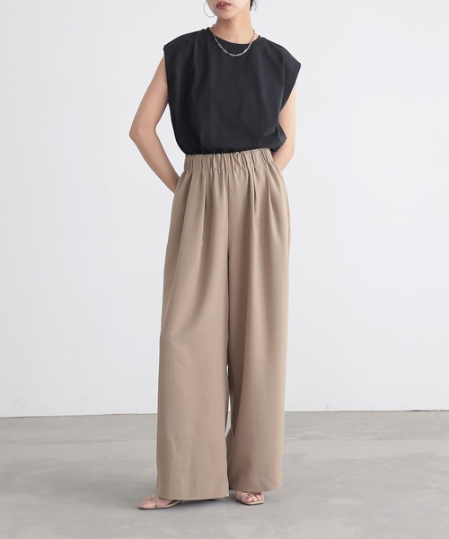 MUSINSA STANDARD LADY'S_リネンライクワイドパンツ_4色 リネンライクワイドパンツ | tilde