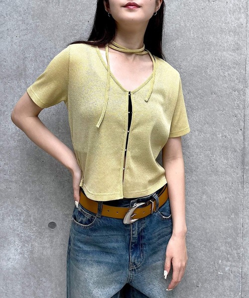 PAGEBOY（ページボーイ）の「キラキラカットホック(半袖)（T