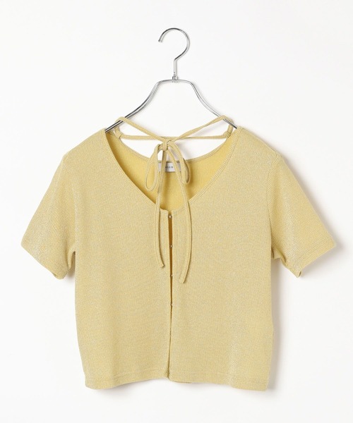 PAGEBOY(ページボーイ)の「キラキラカットホック(半袖)(Tシャツ/カットソー・レディース・オフホワイト/グレー/ブラック/イエロー系その他/ネイビー・FREE)」の21枚目の写真