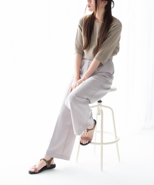 ジェリービーンズ　プリーツターバン刺繍サンダル　　Mサイズ　新品、未使用　ピンク Nuance Color Sandals | ジェリービーンズ公式通販 JELLY BEANS