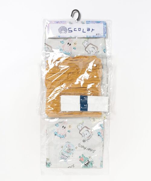 スカラー　652330：キャラ・クラゲ・ネコ 3柄展開浴衣セット 652330：キャラ・クラゲ・ネコ 3柄展開浴衣セットの通販-ScoLar
