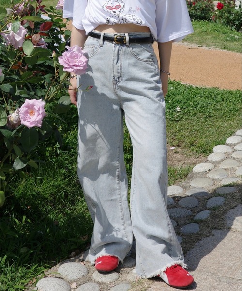 wide loose denim（デニムパンツ）｜jumelle（ジュメロ）の