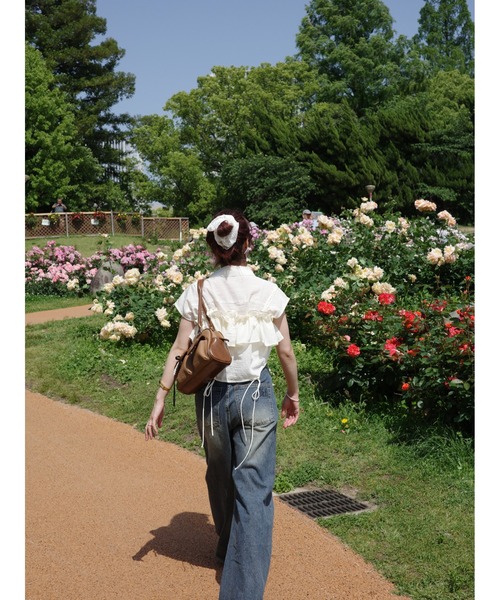 JUMELLE(ジュメロ)の「wide loose denim(デニムパンツ・レディース・ブルー/グリーン・SMALL/MEDIUM)」の16枚目の写真