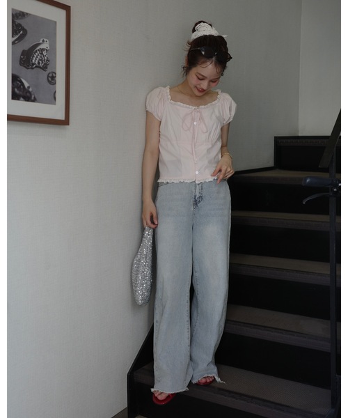 wide loose denim（デニムパンツ）｜jumelle（ジュメロ）の
