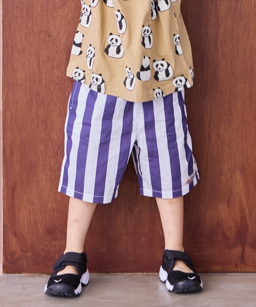 LSP WOW（エルエスピーワオ）の「【LSP WOW!】ポプリン総柄ショートパンツ（その他パンツ・キッズ・ネイビー/グリーン系その他/チャコール/ブルー系その他/レッド系その他/ブラック系その他/ライトブルー/ピンク系その他/ブラウン系その他/イエロー系その他・80/90/100/110/120/130/140/150）」の8枚目の写真