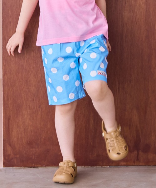 LSP WOW（エルエスピーワオ）の「【LSP WOW!】ポプリン総柄ショートパンツ（その他パンツ・キッズ・ネイビー/グリーン系その他/チャコール/ブルー系その他/レッド系その他/ブラック系その他/ライトブルー/ピンク系その他/ブラウン系その他/イエロー系その他・80/90/100/110/120/130/140/150）」の6枚目の写真