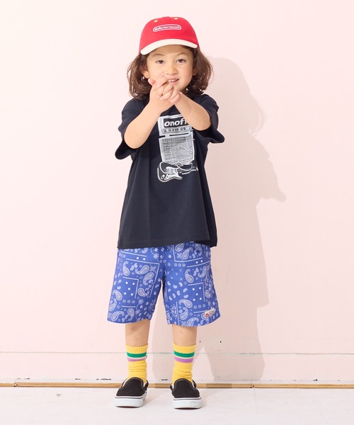 LSP WOW（エルエスピーワオ）の「【LSP WOW!】ポプリン総柄ショートパンツ（その他パンツ・キッズ・ネイビー/グリーン系その他/チャコール/ブルー系その他/レッド系その他/ブラック系その他/ライトブルー/ピンク系その他/ブラウン系その他/イエロー系その他・80/90/100/110/120/130/140/150）」の16枚目の写真