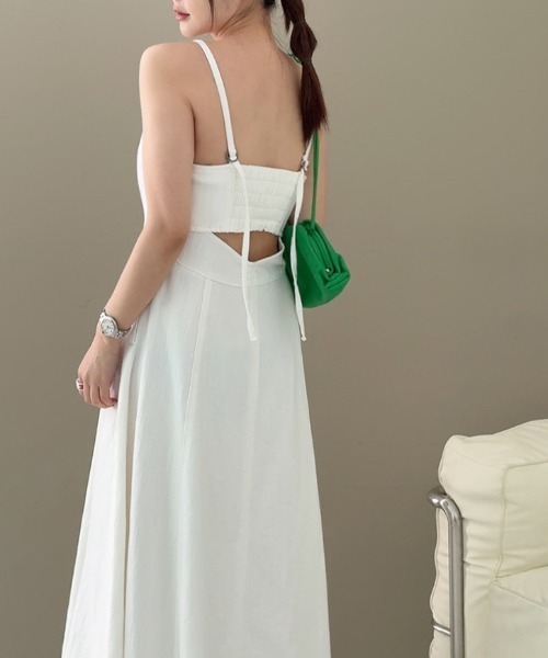 FREE STYLISTS(フリー スタイリスト)の「YUGA_YGMC Resort camisole dress(ワンピース・レディース・ブルー/ホワイト・FREE)」の11枚目の写真