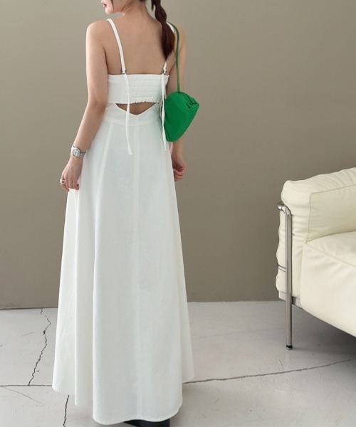 FREE STYLISTS(フリー スタイリスト)の「YUGA_YGMC Resort camisole dress(ワンピース・レディース・ブルー/ホワイト・FREE)」の10枚目の写真