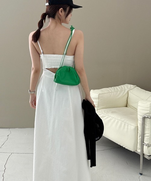 FREE STYLISTS(フリー スタイリスト)の「YUGA_YGMC Resort camisole dress(ワンピース・レディース・ブルー/ホワイト・FREE)」の14枚目の写真