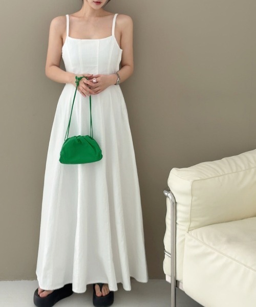 FREE STYLISTS(フリー スタイリスト)の「YUGA_YGMC Resort camisole dress(ワンピース・レディース・ブルー/ホワイト・FREE)」の7枚目の写真