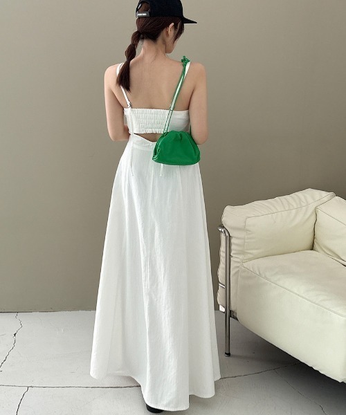 FREE STYLISTS(フリー スタイリスト)の「YUGA_YGMC Resort camisole dress(ワンピース・レディース・ブルー/ホワイト・FREE)」の15枚目の写真
