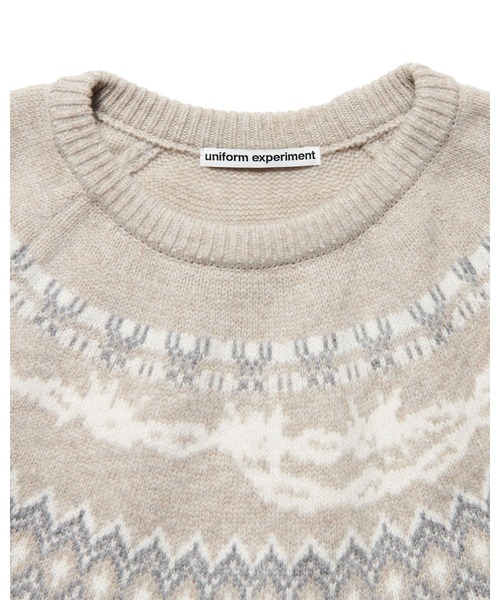 ENTANGLED NORDIC SWEATER（ニット/セーター）｜uniform experiment