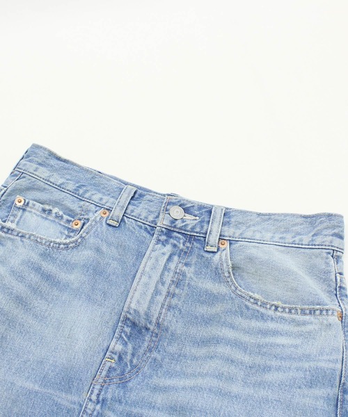 RNA（アールエヌエー）の「G1095 デザインダメージレイヤードスカート（デニムスカート・レディース・ブラック/インディゴブルー・MEDIUM）」の15枚目の写真