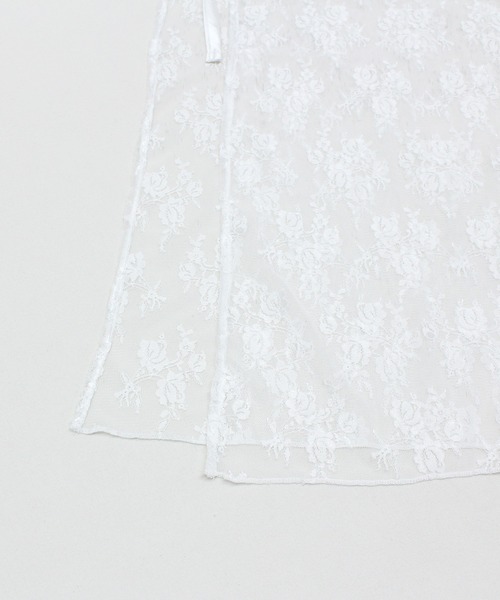 RNA（アールエヌエー）の「G1095 デザインダメージレイヤードスカート（デニムスカート・レディース・ブラック/インディゴブルー・MEDIUM）」の16枚目の写真