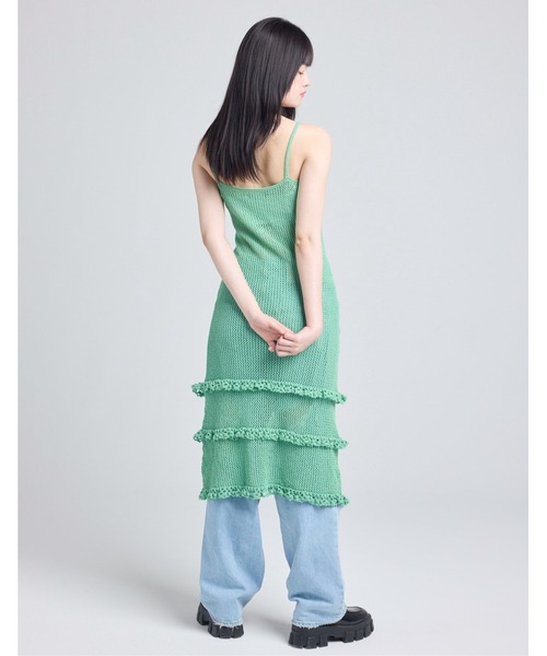 Little sunny bite（リトルサニーバイト）の「《little sunny bite》knit long dress（ニット/セーター・レディース・ブルー/グリーン/ピンク・FREE）」の7枚目の写真