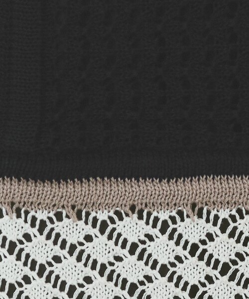 index（インデックス）の「透かし編みフレアニットスカート/セットアップ対応【洗濯機洗い可】（スカート・レディース・ブラウン系その他/サックスブルー/ホワイト系5/ブラック系2・36/38/40/42）」の16枚目の写真
