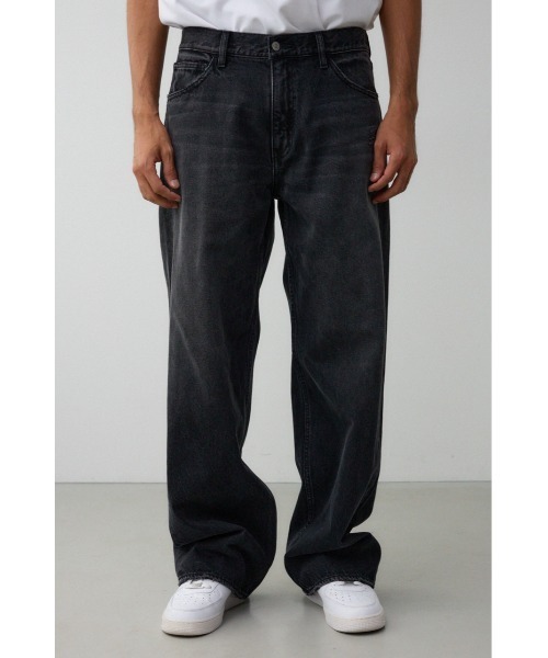 AZUL by moussy(アズールバイマウジー)の「AZUL DENIM ワイド(デニムパンツ・メンズ・ブルー/ブラック・LARGE/MEDIUM/SMALL)」の5枚目の写真