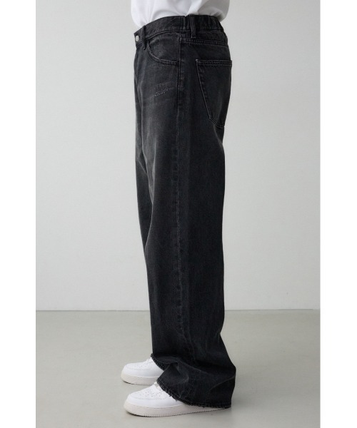 AZUL by moussy(アズールバイマウジー)の「AZUL DENIM ワイド(デニムパンツ・メンズ・ブルー/ブラック・LARGE/MEDIUM/SMALL)」の6枚目の写真