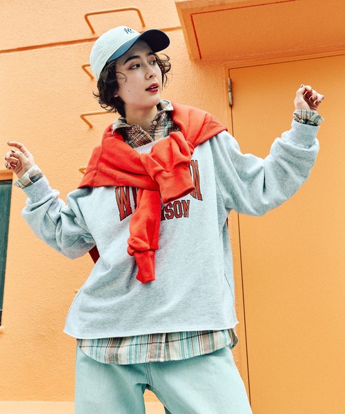 niko and...（ニコアンド）の「40ビエラレピアチェックシャツ（シャツ/ブラウス・レディース・ブラウン/グリーン/オレンジ/イエロー/ブラック/アイボリー/パープル/ベージュ・MEDIUM/BIG(L)）」の4枚目の写真