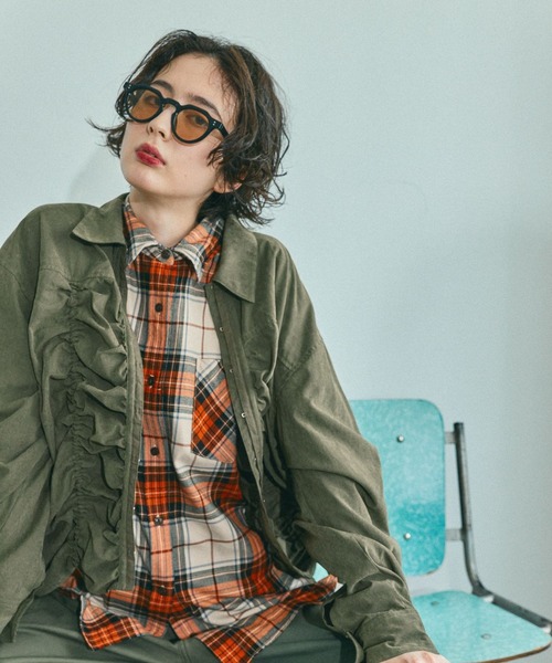 セール】40ビエラレピアチェックシャツ（シャツ/ブラウス）｜niko and