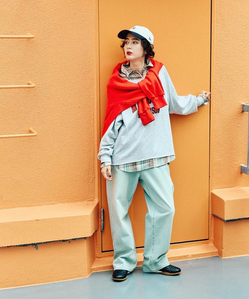 niko and...（ニコアンド）の「40ビエラレピアチェックシャツ（シャツ/ブラウス・レディース・ブラウン/グリーン/オレンジ/イエロー/ブラック/アイボリー/パープル/ベージュ・MEDIUM/BIG(L)）」の20枚目の写真