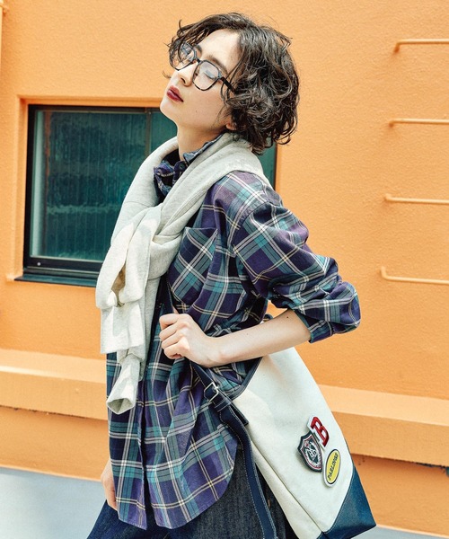 セール】40ビエラレピアチェックシャツ（シャツ/ブラウス）｜niko and