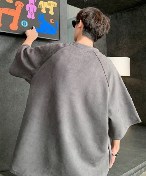 MGV(エムジーヴィー)の「スタッズデザインカットソー(Tシャツ/カットソー・メンズ・ブラック/グレー・MEDIUM/LARGE/X-LARGE)」の12枚目の写真