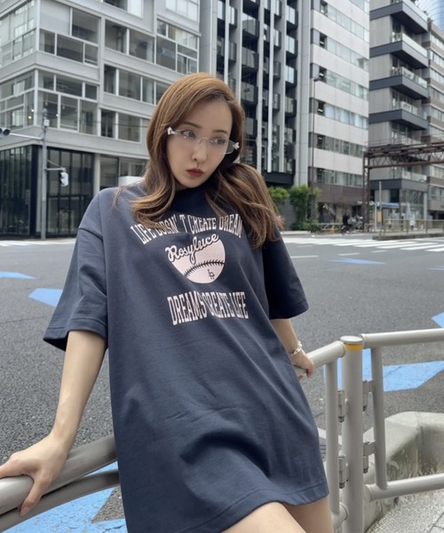 ルーシー カレッジロゴTシャツ（Tシャツ/カットソー）｜Rosy luce