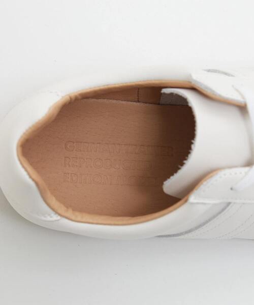MEN'S MELROSE(メンズメルローズ)の「42700 ALL LEATHER GERMAN TRAINER / ジャーマントレーナー | レザースニーカー(スニーカー・メンズ・ブラック/ホワイト・41/42/40)」の5枚目の写真