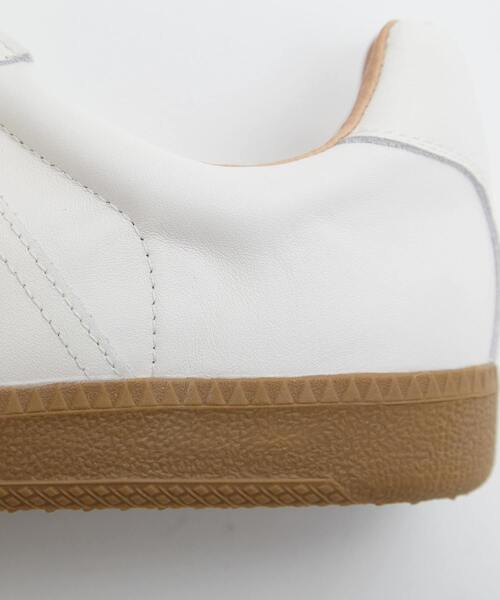 MEN'S MELROSE(メンズメルローズ)の「42700 ALL LEATHER GERMAN TRAINER / ジャーマントレーナー | レザースニーカー(スニーカー・メンズ・ブラック/ホワイト・41/42/40)」の8枚目の写真