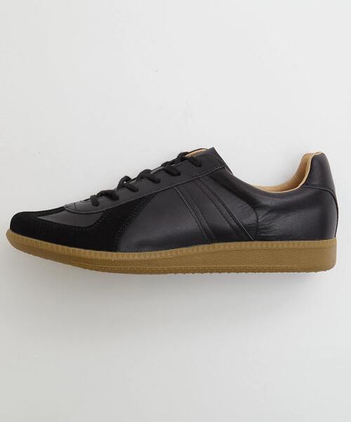 MEN'S MELROSE(メンズメルローズ)の「42700 ALL LEATHER GERMAN TRAINER / ジャーマントレーナー | レザースニーカー(スニーカー・メンズ・ブラック/ホワイト・41/42/40)」の13枚目の写真