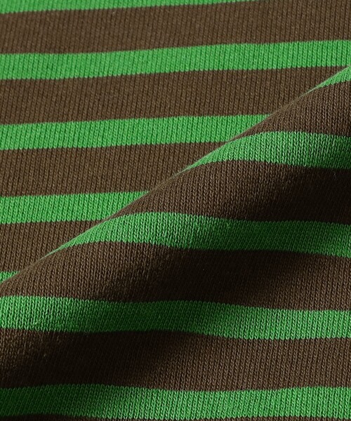 ORCIVAL(オーシバル)の「Orcival / Cotton Lourd ワイド バスクシャツ(Tシャツ/カットソー・メンズ・ブルー/グリーン・5/4/3)」の7枚目の写真