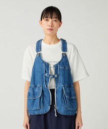 Snow Peak(Xm[s[N)Snow Peak / TAKIBI Denim Vest fjxXg(xXg)