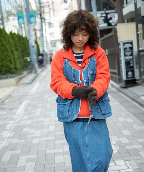 Snow Peak(スノーピーク)の「Snow Peak / TAKIBI Denim Vest デニムベスト(ベスト・メンズ・ライトブルー/ブルー・S/M/L)」の17枚目の写真