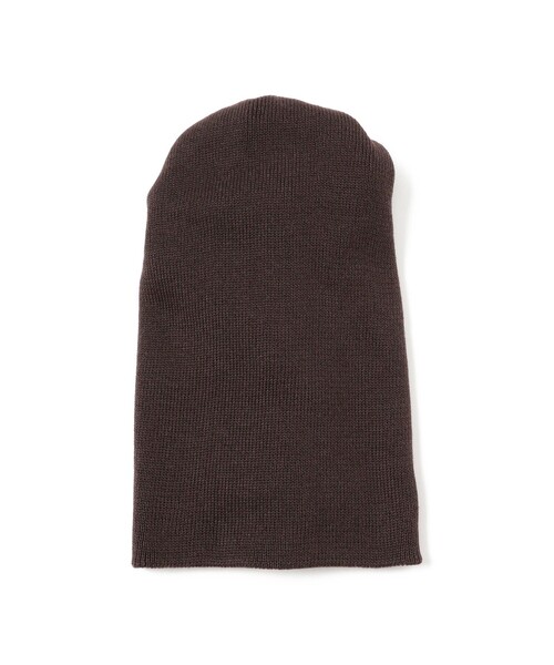 RACAL（ラカル）の「【別注】RACAL / リボン ニット帽（ニットキャップ/ビーニー・レディース・グレー/ダークブラウン/ピンク・ONE SIZE）」の2枚目の写真