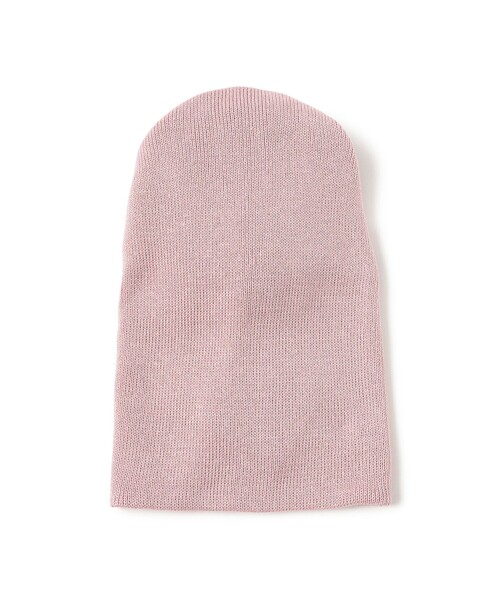 RACAL（ラカル）の「【別注】RACAL / リボン ニット帽（ニットキャップ/ビーニー・レディース・グレー/ダークブラウン/ピンク・ONE SIZE）」の3枚目の写真