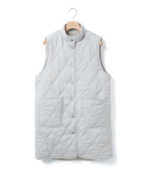 Midi Umi(ミディウミ)キルティングリバーシブルベスト MidiUmi キルティングリバーシブルベスト（ベスト）｜MidiUmi