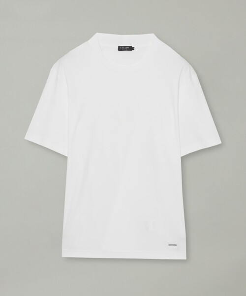 BLACK LABEL CRESTBRIDGE(ブラックレーベル・クレストブリッジ)の「マーセライズドレスTシャツ(Tシャツ/カットソー・メンズ・オフホワイト/ブラック・M/S/L/XL)」の7枚目の写真