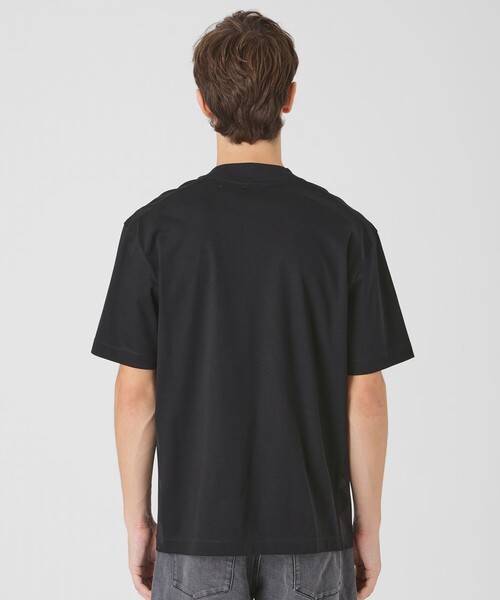BLACK LABEL CRESTBRIDGE(ブラックレーベル・クレストブリッジ)の「マーセライズドレスTシャツ(Tシャツ/カットソー・メンズ・オフホワイト/ブラック・M/S/L/XL)」の10枚目の写真