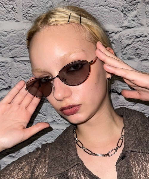 SHAGGIE（シャギー）の「メタルフレームサングラス/アイウェア（サングラス・レディース・ブラック・FREE）」の14枚目の写真