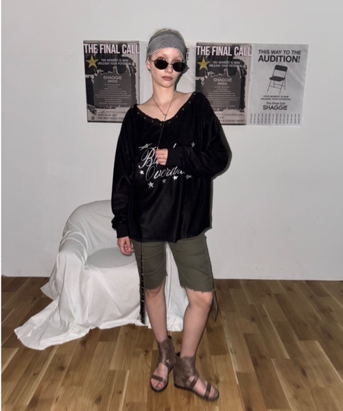 SHAGGIE（シャギー）の「メタルフレームサングラス/アイウェア（サングラス・レディース・ブラック・FREE）」の8枚目の写真